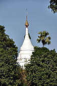 Myanmar - Following the rampart sections above the southern canal of Old Inwa. 